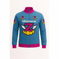 Veste zippée bleue claire