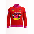Veste zippée rouge