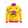 Veste zippée jaune