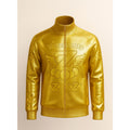 Veste zippée dorée