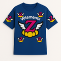 T-shirt bleu foncé