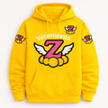 Sweat à capuche jaune
